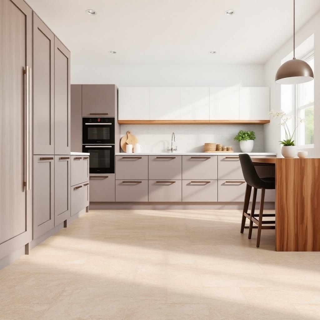 Karndean herringbone kitchen, Guildford
